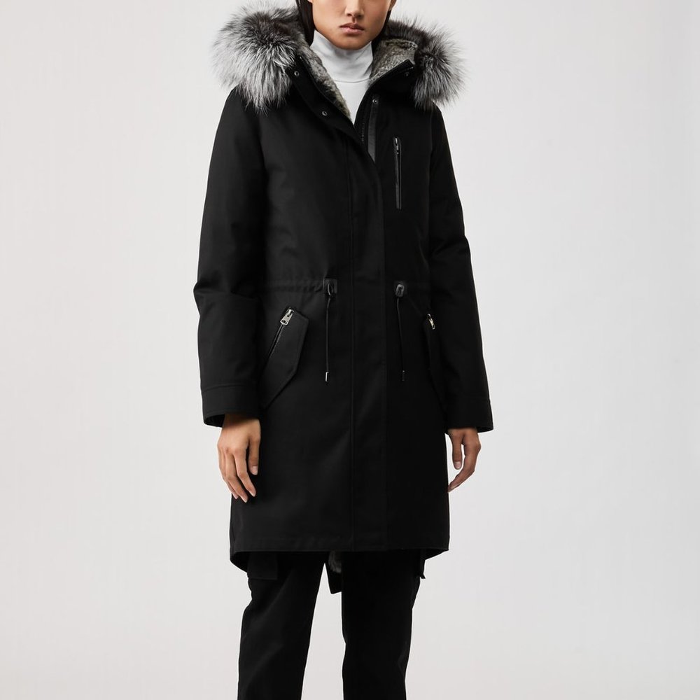 MACKAGE RENA-XR fur-lined parka with silverfox fur